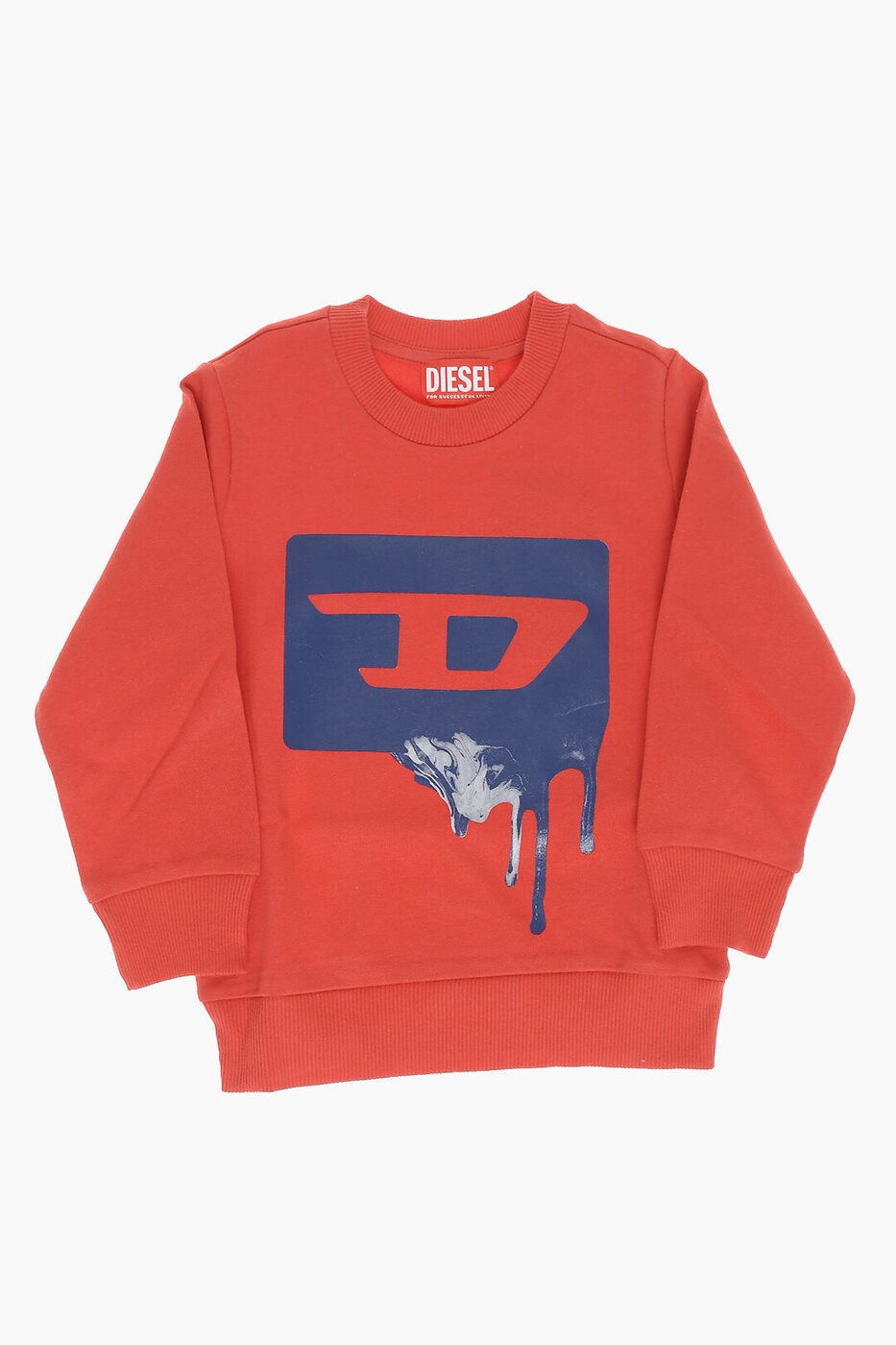 DIESEL ディーゼル スウェット J01866 KYAXI K457 ボーイズ RED TAG BRUSHED COTTON SABLY CREW-NECK S..