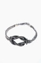 【本日5の付く日ポイント4倍 】 QUINTO EGO キュントゥ エゴ ジュエリー BR190 000 レディース SILVER SAILOR BRACELET WITH KNOT 【関税 送料無料】【ラッピング無料】 dk