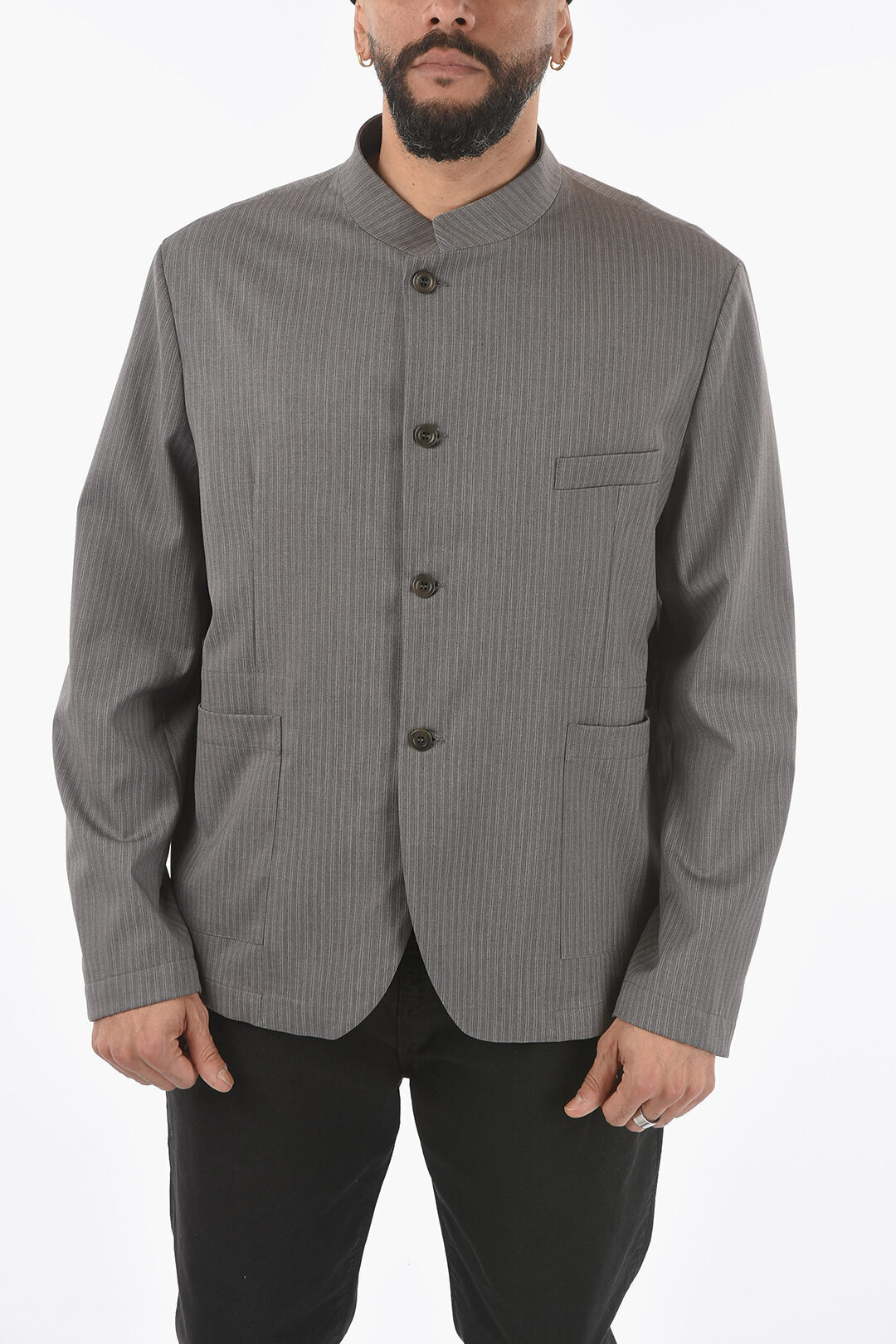  IXOS եޥ   Formal Outfits PINSTRIPED 4-BUTTONS BENI BLAZE...