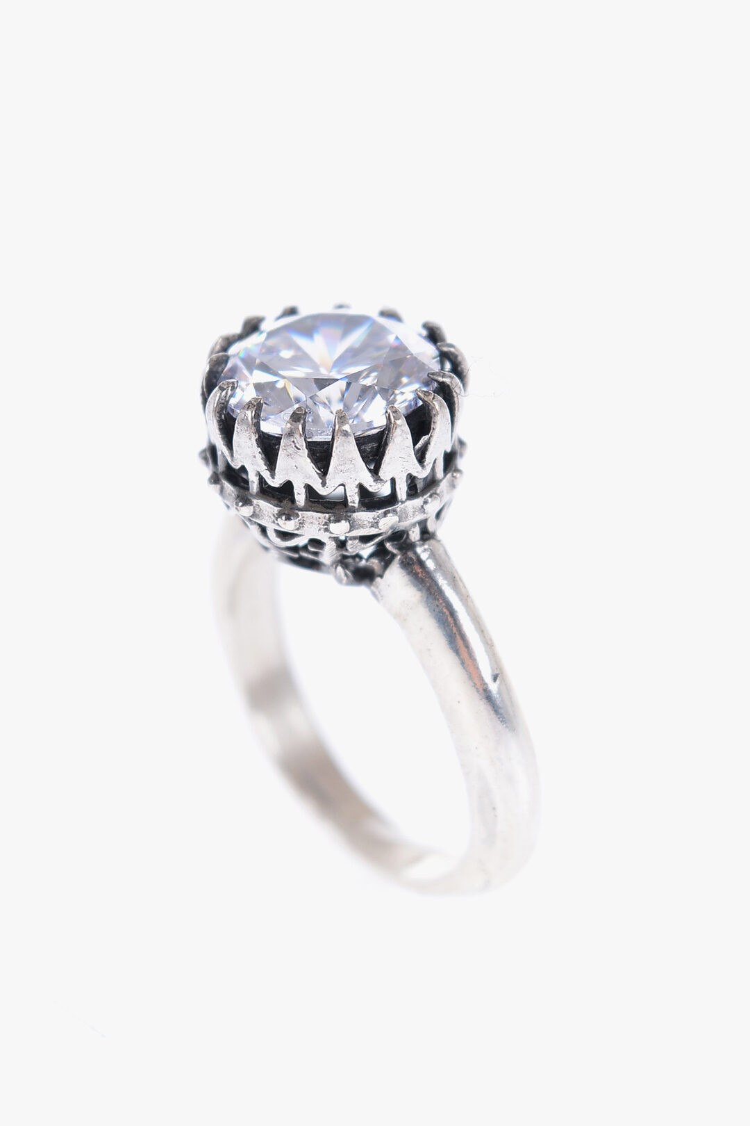 QUINTO EGO キュントゥ エゴ ジュエリー AN301 BIANCO レディース SILVER KING RING WITH ZIRCON 【関税・送料無料】【ラッピング無料】 dk