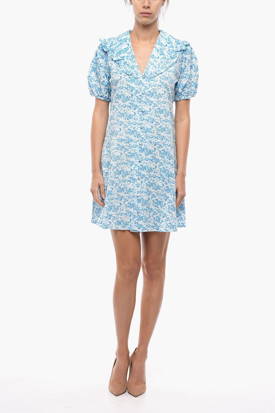 ॽ ॽ SAMSOE&SAMSOE ԡ ɥ쥹 ǥ Dresses FLORAL-MOTIF JYTTA MINID...
