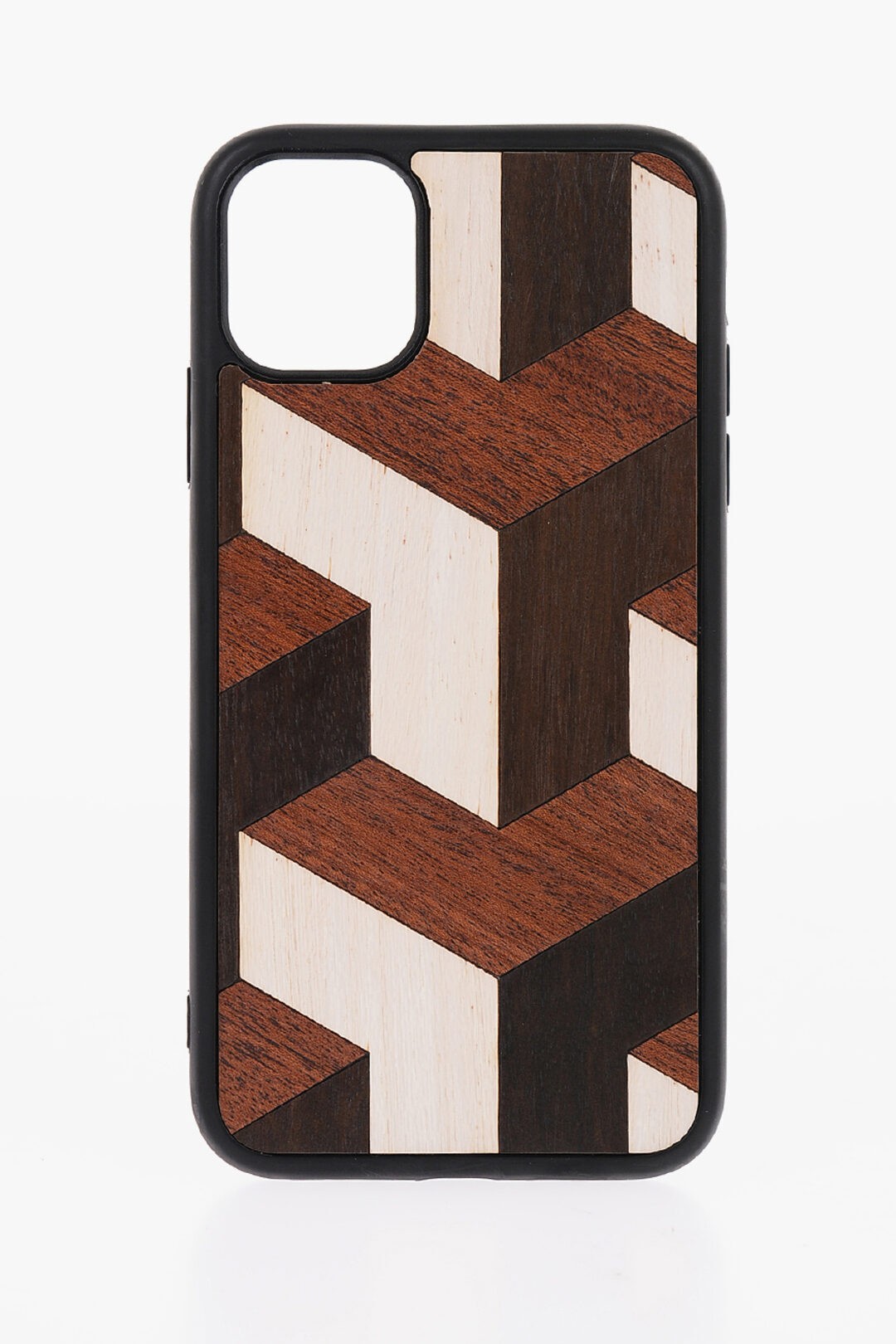 WOOD D å եåʪ 754202 TUMBLE  GEOMETRICAL-MOTIF WOODEN TUMBL IPHONE 11 HARD CASE ڴǡ̵ۡڥåԥ̵ dk