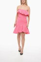 アレキサンダー マックイーン ALEXANDER MCQUEEN ワンピース ドレス レディース Dresses KNITTED MINI DRESS WITH RUFFLES 734628 Q1A43 5003 関税 送料無料 ラッピング無料 2020SS dk