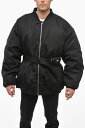 【15,000円以上ご購入で1,000円OFF！】 PRADA プラダ ジャケット SGX0931WQ8 F0002 メンズ OVERSIZED RE-NYLON BOMBER JACKET WITH BELT 【関税・送料無料】【ラッピング無料】 dk