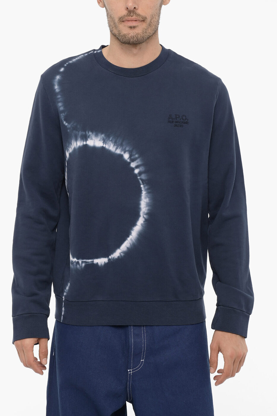 A.P.C. アーペーセー トレーナー COEZD-H27800CO IAI メンズ BRUSHED COTTON CREW-NECK SWEATSHIRT WITH ACID-WASH EFFECT 【関税・送料無料】【ラッピング無料】 dk