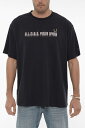 RAF SIMONS ラフ シモンズ トップス SM4206-45CO B64 メンズ FRED PERRY PRINTED CREW-NECK T-SHIRT WITH METAL LOGO 【関税・送料無料】【ラッピング無料】 dk