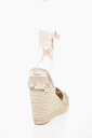 CASTANER カスタニエール パンプス 023129CO 414 レディース LACE-UP TWO-TONE CARINA ESPADRILLAS WITH WEDGE 9,5CM  dk