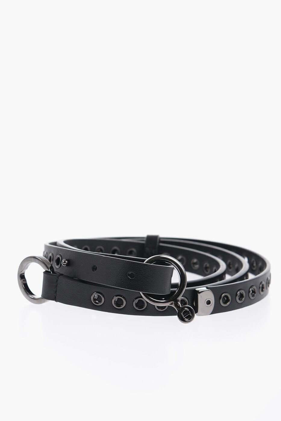 ディオール ベルト（レディース） CHRISTIAN DIOR ディオール ベルト B0298BWFE 900 レディース LEATHER BELT WITH EYELETS 15MM 【関税・送料無料】【ラッピング無料】 dk