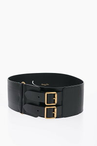 15,000߰ʾ头1,000OFF CHRISTIAN DIOR ǥ ٥ B0098CMIV 900 ǥ MAXI LEATHER WAIST BELT WITH DOUBLE GOLDEN BUCKLE 100MM ڴǡ̵ۡڥåԥ̵ dk