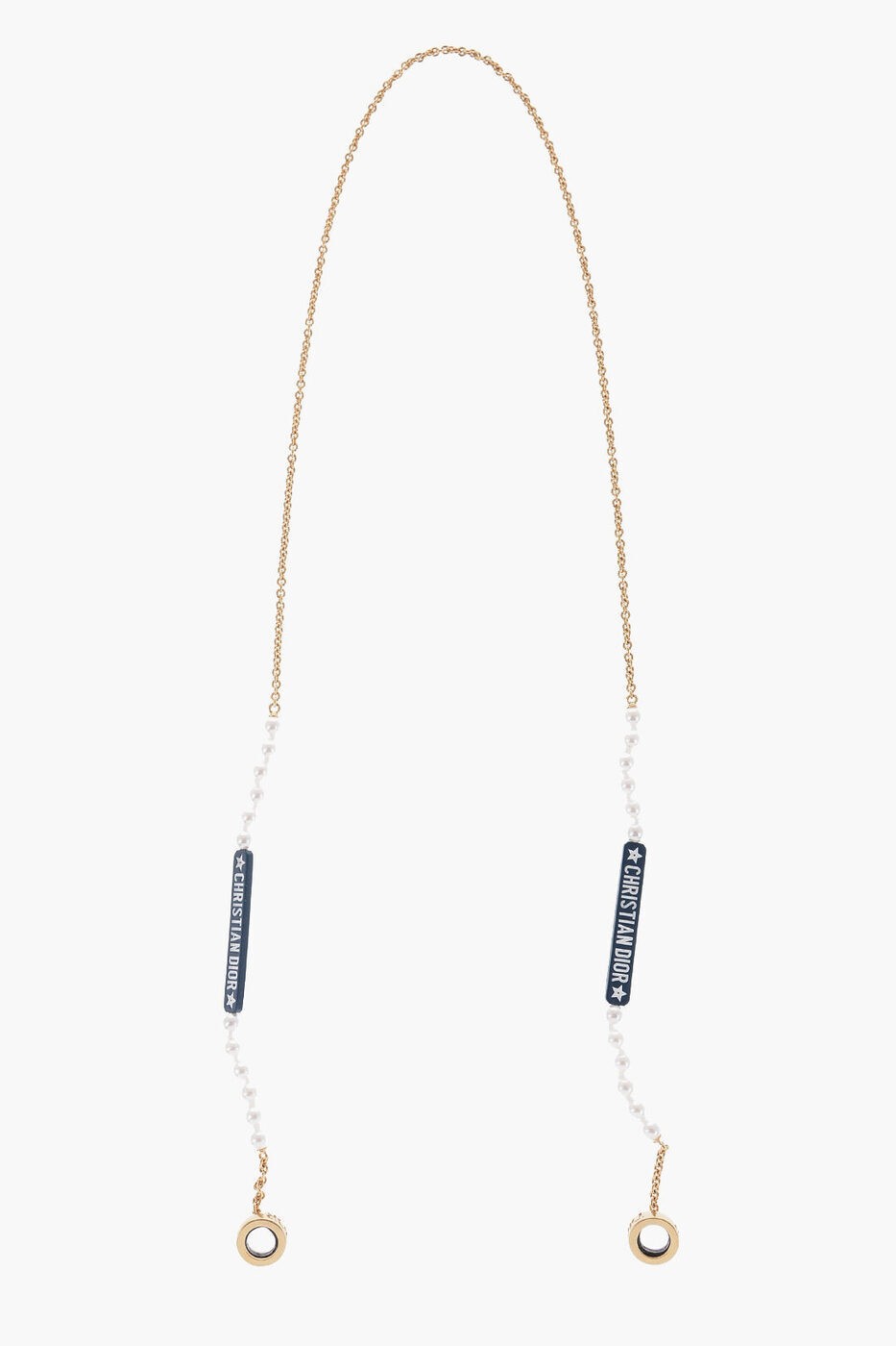 ディオール ネックレス（レディース） CHRISTIAN DIOR ディオール ジュエリー N1651DVBLQ 303 レディース CHAIN AIRPORDS HOLDER NECKLACE WITH DECORATIVE BEADS 【関税・送料無料】【ラッピング無料】 dk