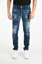 DSQUARED2 ディースクエアード デニム S74LB0688 S30342 470 メンズ 14CM DISTRESSED SLIM FIT JEANS WITH PAINT 【関税・送料無料】【ラッピング無料】 dk