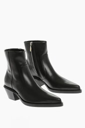 【0の付く日ポイント4倍】 OFF WHITE オフホワイト ブーツ OMID018S23LEA001 1010 メンズ LEATHER TEXAN BOOTS HEEL 5 CM 【関税・送料無料】【ラッピング無料】 dk