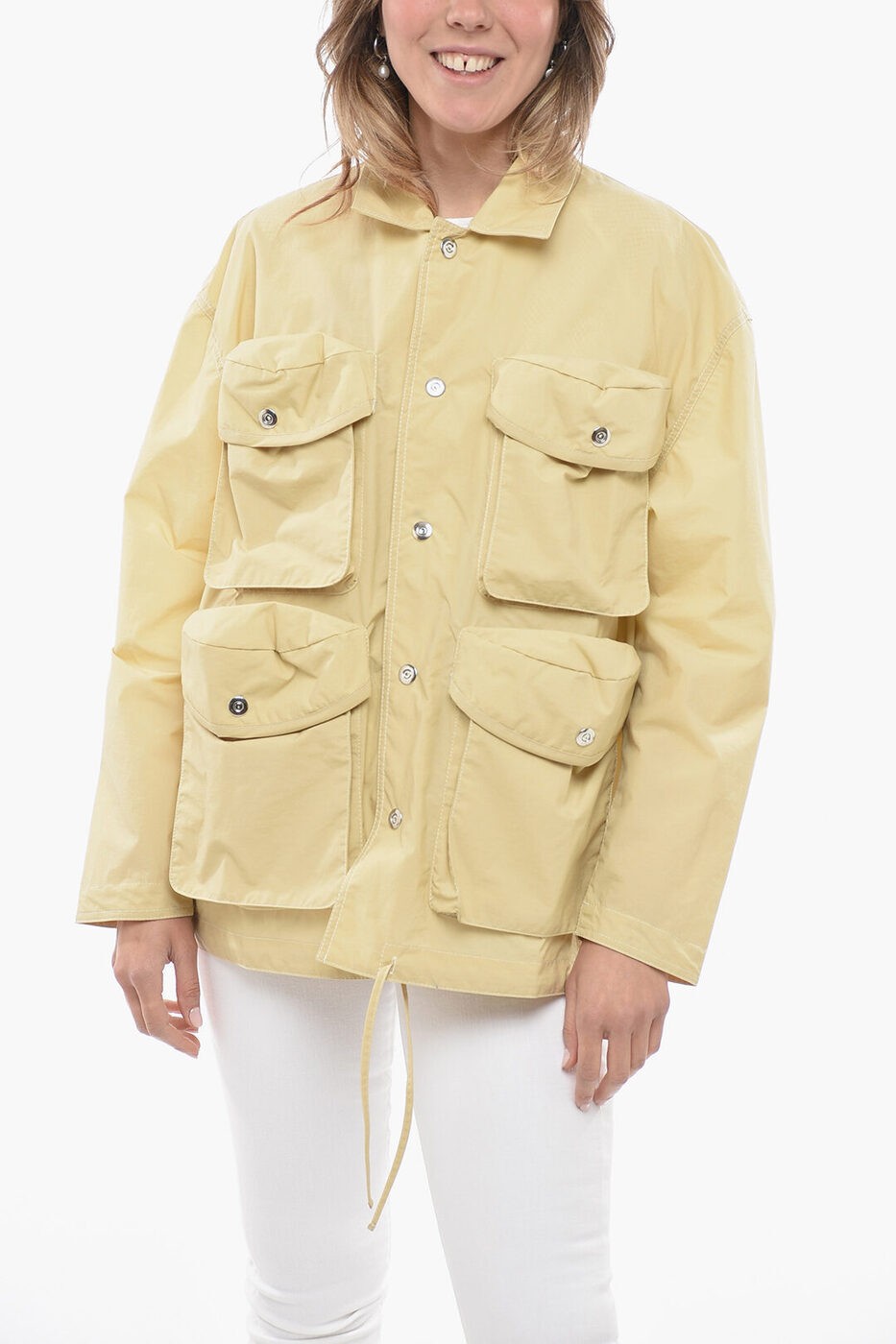 SUNNEI スンネイ ジャケット CRTWXSHR017NYL021 0126 レディース SOLID COLOR NYLON UTILITY JACKET 【..