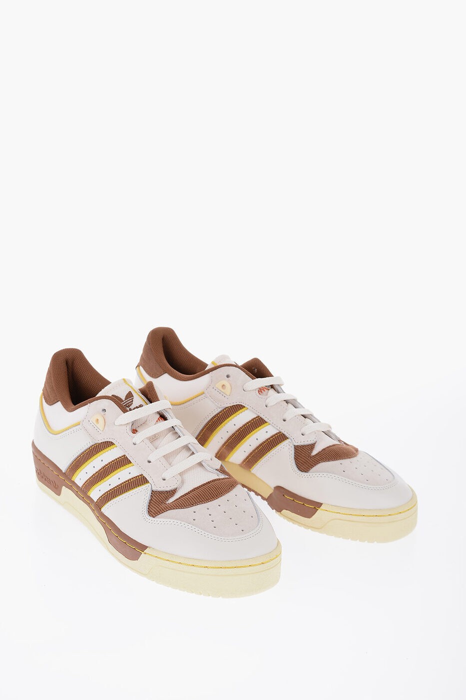 ADIDAS アディダス スニーカー FZ6317LE WB メンズ SUEDE AND LEATHER RIVARLY 86 LOW-TOP SNEAKERS WITH RIB TRIM 【関税・送料無料】【ラッピング無料】 dk