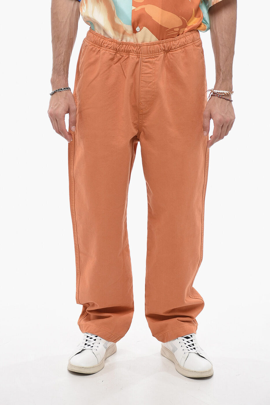 【土日限定クーポン配布中！】 STUSSY ステューシー パンツ 116553CO RUST メンズ COTTON TWILL BEACH ..