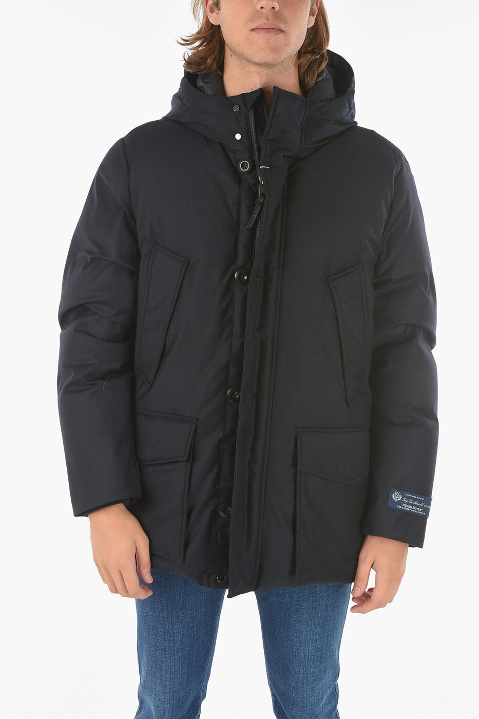 WOOLRICH ウールリッチ ジャケット CFWOOU0267MRUT2347 3989 メンズ VIRGIN WOOL 4 POCKETS LP MOUNTAIN DOWN JACKET WITH FRONT CLO 【関税・送料無料】【ラッピング無料】 dk