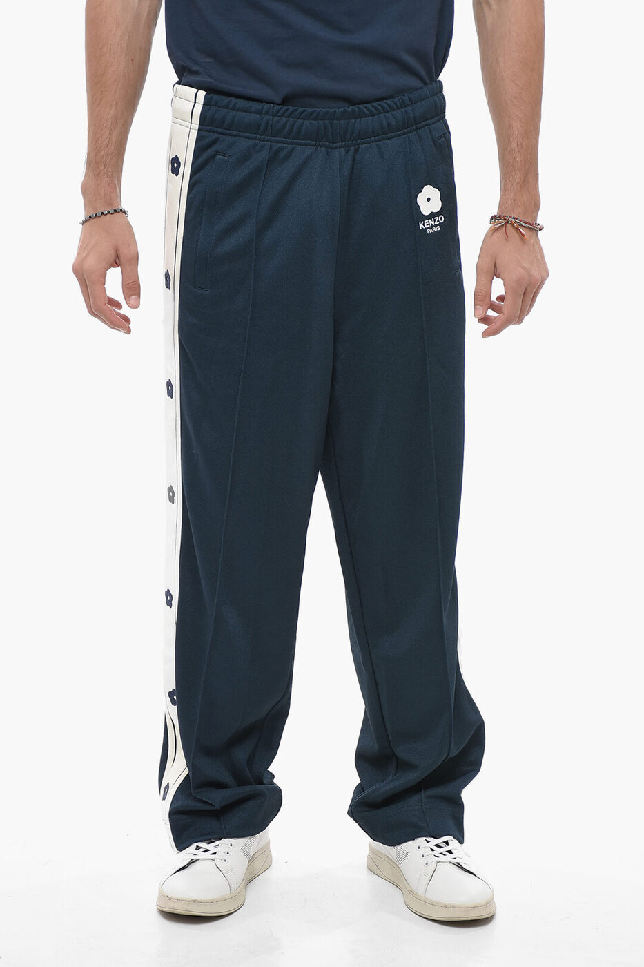 KENZO 󥾡 ѥ FD55PA7474IEPL 77  CONTRASTING BAND KEN-ZO SEASONAL SWEATPANTS ڴǡ̵ۡڥåԥ̵ dk