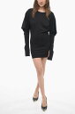 セッチュウ SETCHU ワンピース ドレス レディース Dresses SOLID COLOR TEE DRESS WITH ASYMMETRICAL SLEEVE U012D047C001 BLACK 関税 送料無料 ラッピング無料 2020SS dk