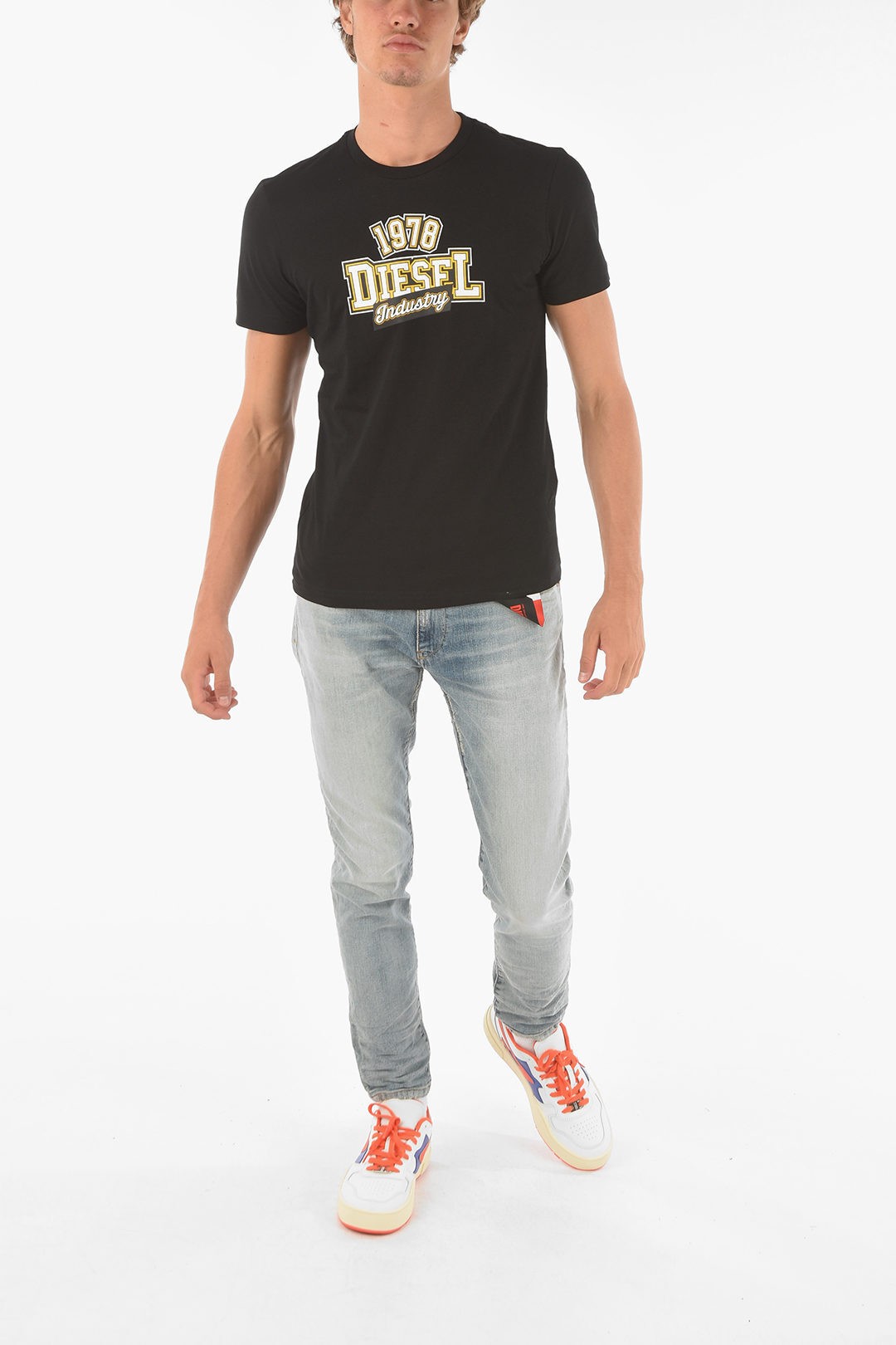 豊富な100%新品 DIESEL ディーゼル Black トップス T-DIEGOS-K26 A03365 0GRAI 9XX メンズ