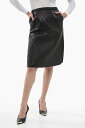 【三連休限定1000円OFF】 ニールバレット NEIL BARRETT スカート レディース Skirts QUILTED ECO-LEATHER A-LINE LONGUETTE NGO93Q C1277 01 関税 送料無料 ラッピング無料 2020AW dk