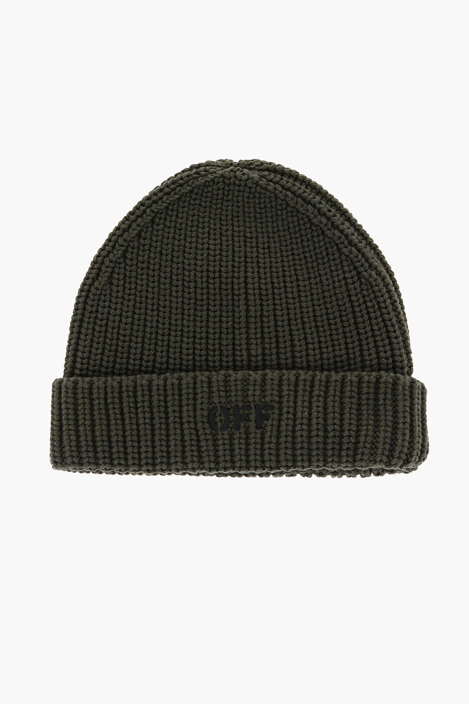 OFF-WHITE オフ ホワイト 帽子 OBLC003F21KNI0015610 ボーイズ OFF STAMP BEANIE MILITARY BLACK 【関..