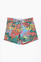 ステラマッカートニー STELLA MCCARTNEY パンツ ボーイズ Cargo trousers ABSTRACT PATTERNED STRETCH DENIM SHORTS TS6B69 Z0859 999MC 関税 送料無料 ラッピング無料 2020SS dk