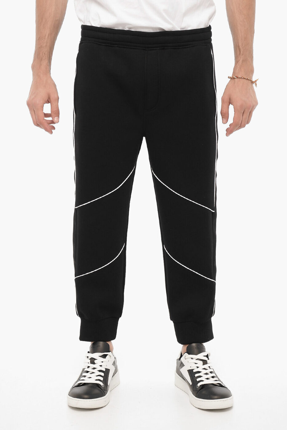 NEIL BARRETT ニール バレット パンツ NBV7JP077H V511C 021 メンズ NEOPRENE SKINNY FIT MODERNIST JOGGERS 【関税・送料無料】【ラッピング無料】 dkのサムネイル
