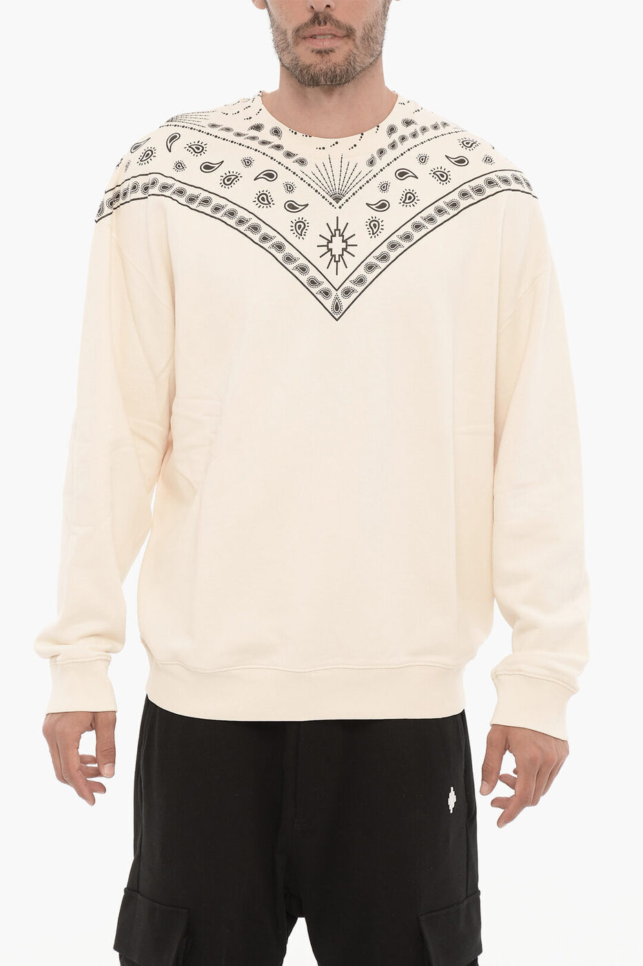 スウェット【MARCELO BURLON】送料関税込み 単色 ロゴ コットン 楽天市場】MARCELO BURLON(スウェット・トレーナー|トップス