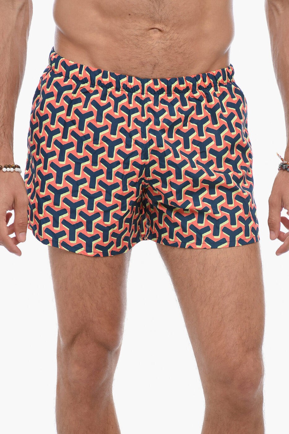  YES I AM  ०  Swimwear MONOGRAM MOTIF SWIM SHORTS B20...