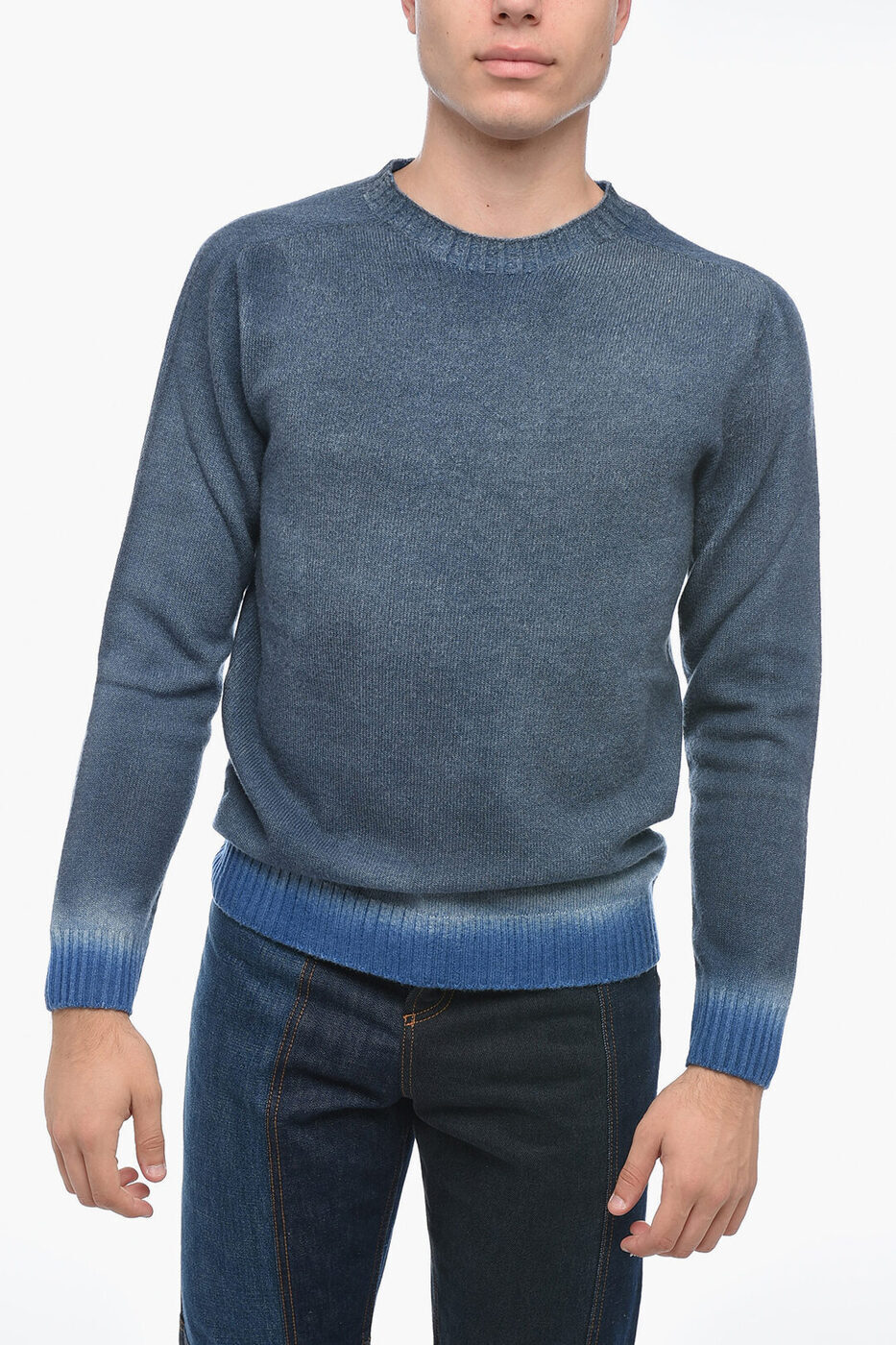 ƥ ALTEA  ˥åȥ  Knitwear CREW NECK CASHMERE BLEND SWEATER W...