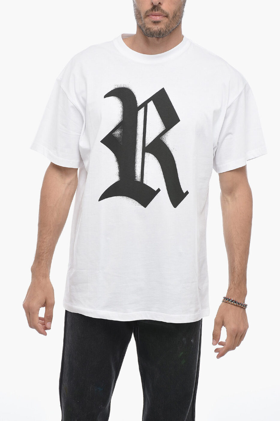   RAF SIMONS T ȥåץ  T-shirts and tops FRONTAL MAXI MONOGR...
