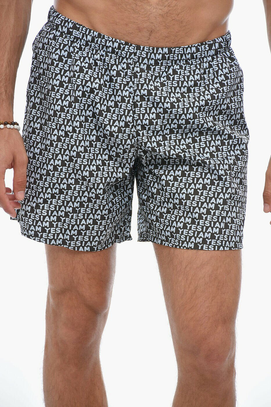  YES I AM  ०  Swimwear ALLOVER LOGO PRINT BOXER SWIMS...