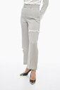 アンダーカバー UNDERCOVER ズボン パンツ レディース Trousers 4 POCKET CUT-OUT PANTS WITH LACE DETAILS UC1C1511 GRAY 関税 送料無料 ラッピング無料 2020SS dk