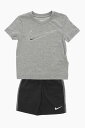 ナイキ NIKE KIDS パンツ ボーイズ Cargo trousers DRI-FIT T-SHIRT AND SHORTS SET WITH PRINTED LOGO 86L856-023 関税 送料無料 ラッピング無料 2020AW dk