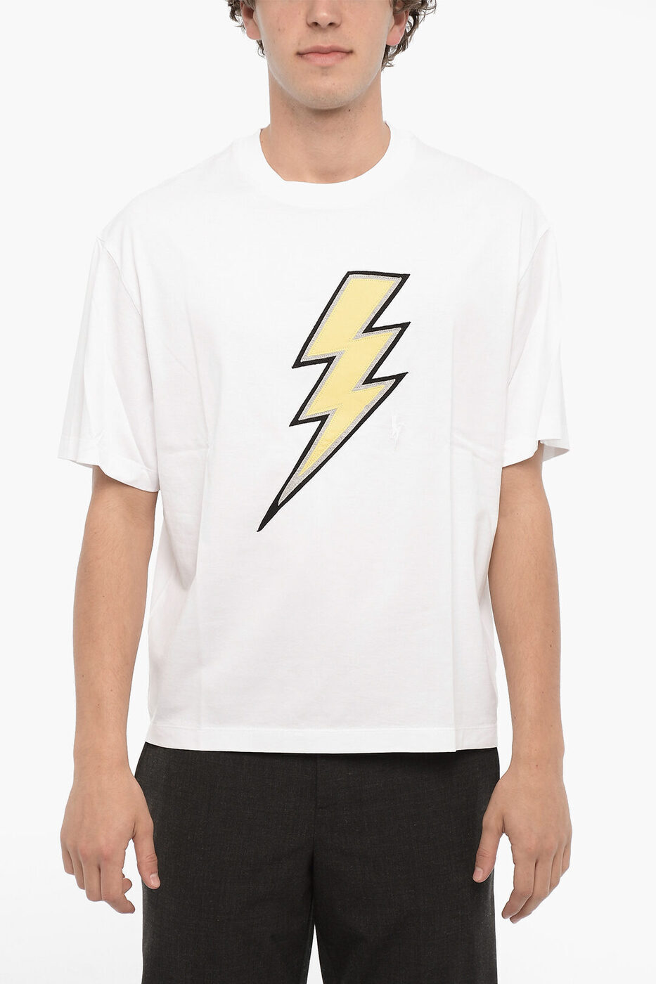 Tシャツ・カットソー NEIL BARRETT Men Tops 399798 MY70222A Y522 WHITE 楽天市場】neil barrett(Tシャツ・カットソー|トップス