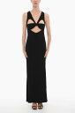 アンブッシュ AMBUSH ワンピース ドレス レディース Dresses SOLID COLOR LONG DRESS WITH CUT-OUT DETAILS AND BACK SLIT BWDB030F22JER0011000 関税 送料無料 ラッピング無料 2020SS dk