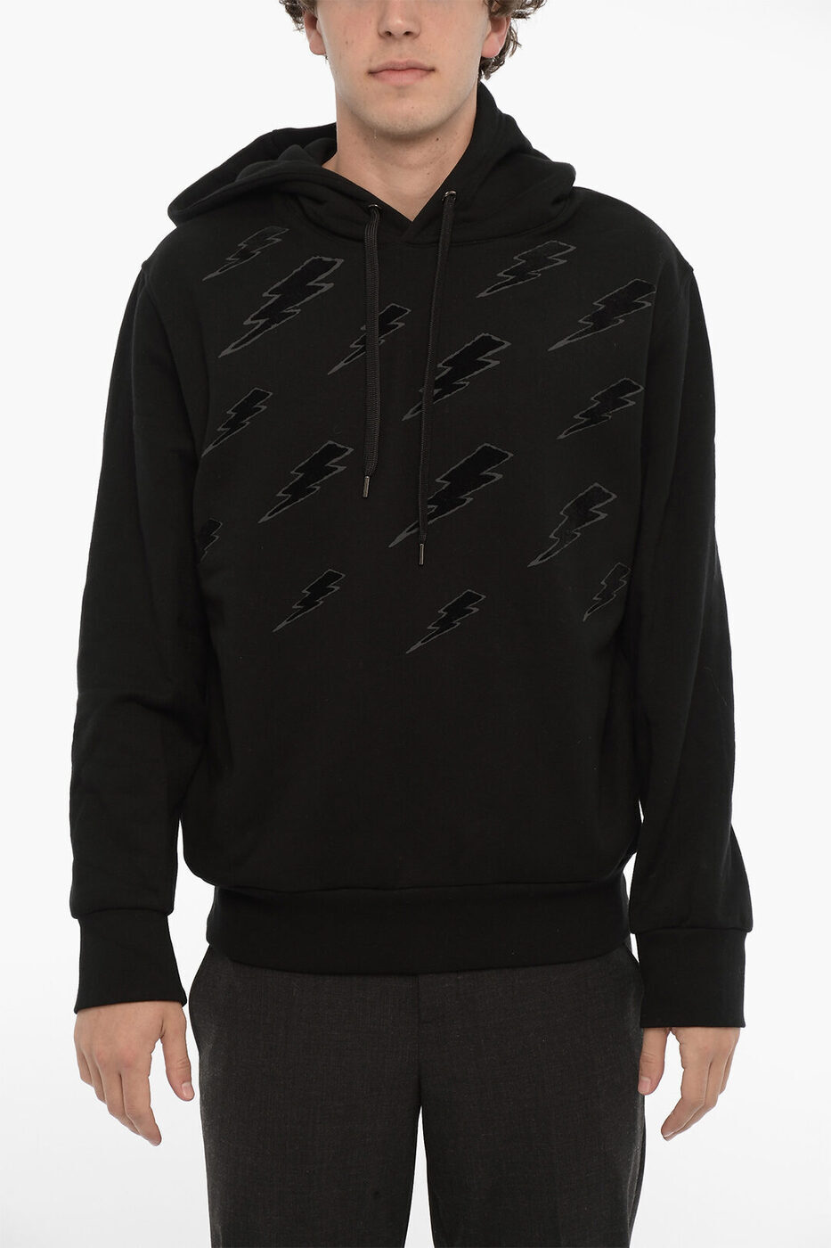 ˡ Хå NEIL BARRETT åȥ ȥ졼ʡ  Sweatshirts EASY FIT HOODIE W...