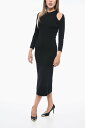 【土日限定1000円OFF】 ディースクエアード DSQUARED2 ワンピース ドレス レディース Dresses STRETCH FABRIC SHEATH DRESS WITH CUT-OUT DETAILS S75CV0727 S18168 900 関税 送料無料 ラッピング無料 2020AW dk