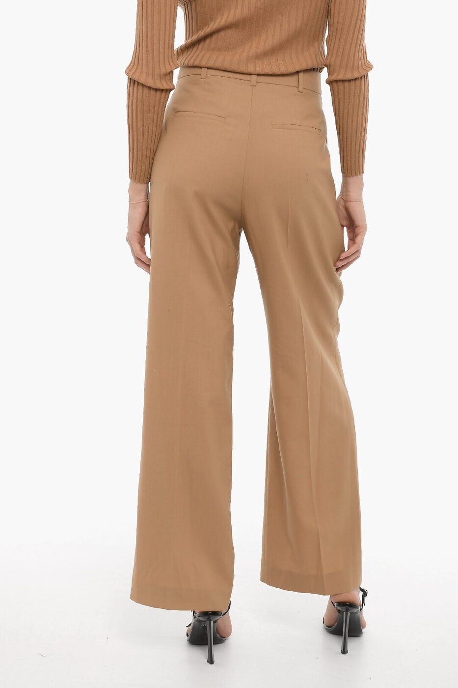 饷å LOW CLASSIC ܥ ѥ ǥ Trousers DOUBLE-PLEAT WOOL PANTS LOW...