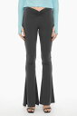 【土日限定1000円OFF】 THE ANDAMANE ズボン パンツ レディース Trousers STRETCH FABRIC BOOTCUT PANTS WITH ELASTIC WAISTBAND TM140408B TJP107 GRAPHITE 関税 送料無料 ラッピング無料 2020AW dk
