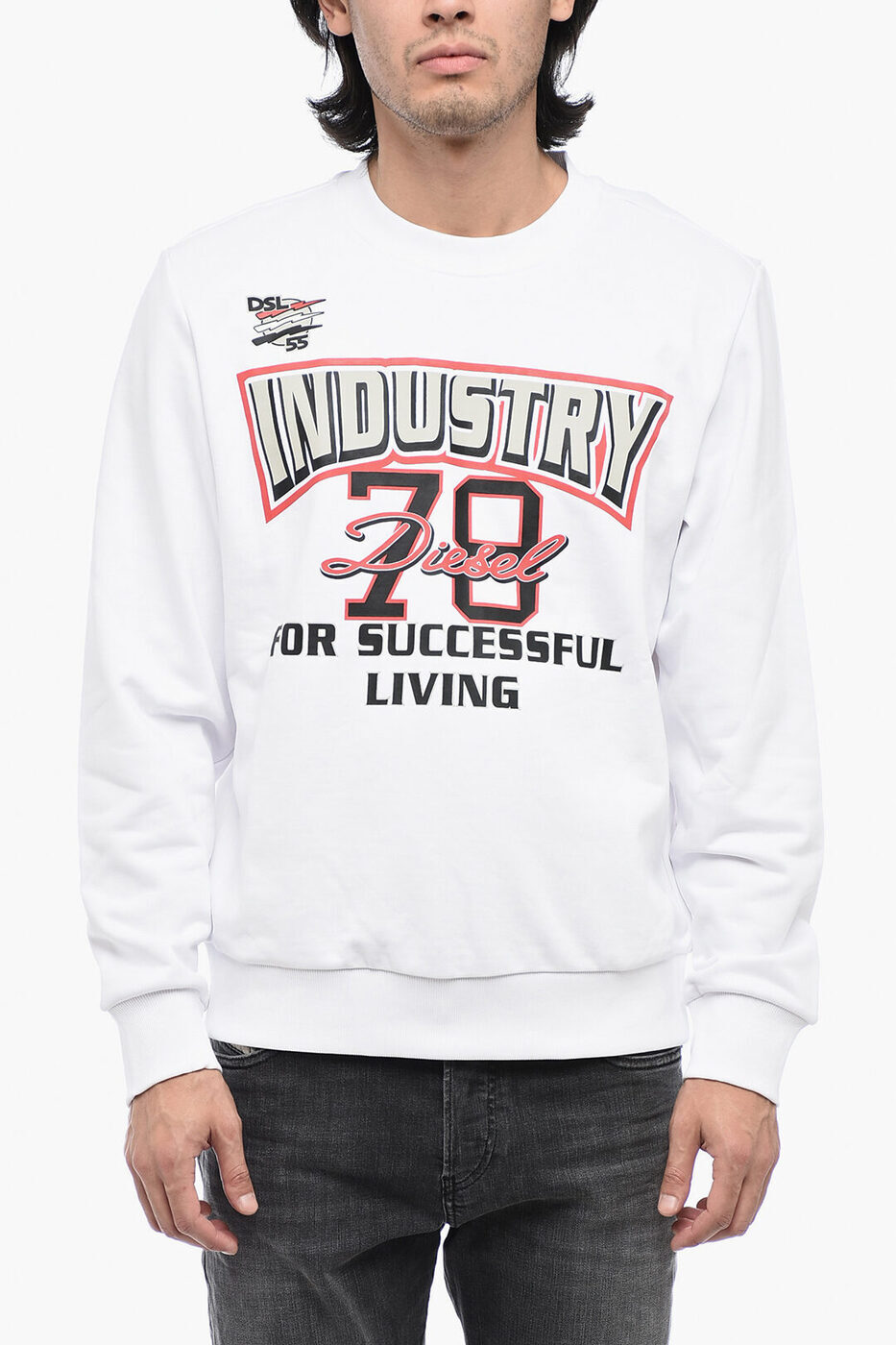 ǥ DIESEL åȥ ȥ졼ʡ  Sweatshirts PRINTED S-GINN-K36 CREWNEC...
