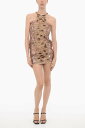 オールセインツ ALLSAINTS ワンピース ドレス レディース Dresses SEQUINED A-LINE DRESS NORMA WD166Z GOLDEN BROWN 関税 送料無料 ラッピング無料 2020AW dk