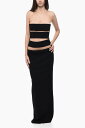 モノ MONOT ワンピース ドレス レディース Dresses OFF-SHOULDER SHEATH DRESS WITH CUT-OUT DESIGN SS23-801VI BLK 関税 送料無料 ラッピング無料 2020SS dk
