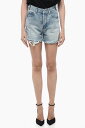 ウェルダン WE11 DONE デニム レディース Jeans DENIM SHORTS WITH FRAYED HEM WDDP122342WCO IC 関税 送料無料 ラッピング無料 2020SS dk