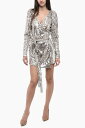 ロテート ROTATE ワンピース ドレス レディース Dresses SEQUINED WRAP MINI DRESS RT2259 14 5002 TCX 関税 送料無料 ラッピング無料 2020SS dk