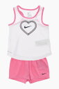 【1000円OFFクーポン配布中!】 ナイキ NIKE KIDS ズボン パンツ ガールズ Trousers DRI-FIT SHORTS AND TANK TOP SET WITH PRINTED LOGO 36M001-W7S 関税 送料無料 ラッピング無料 2020AW dk