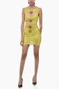 ジウゼッペディモラビト GIUSEPPE DI MORABITO ワンピース ドレス レディース Dresses RHINESTONED MINIDRESS WITH CUT-OUTS SS23303DR-C212 39 関税 送料無料 ラッピング無料 2020SS dk