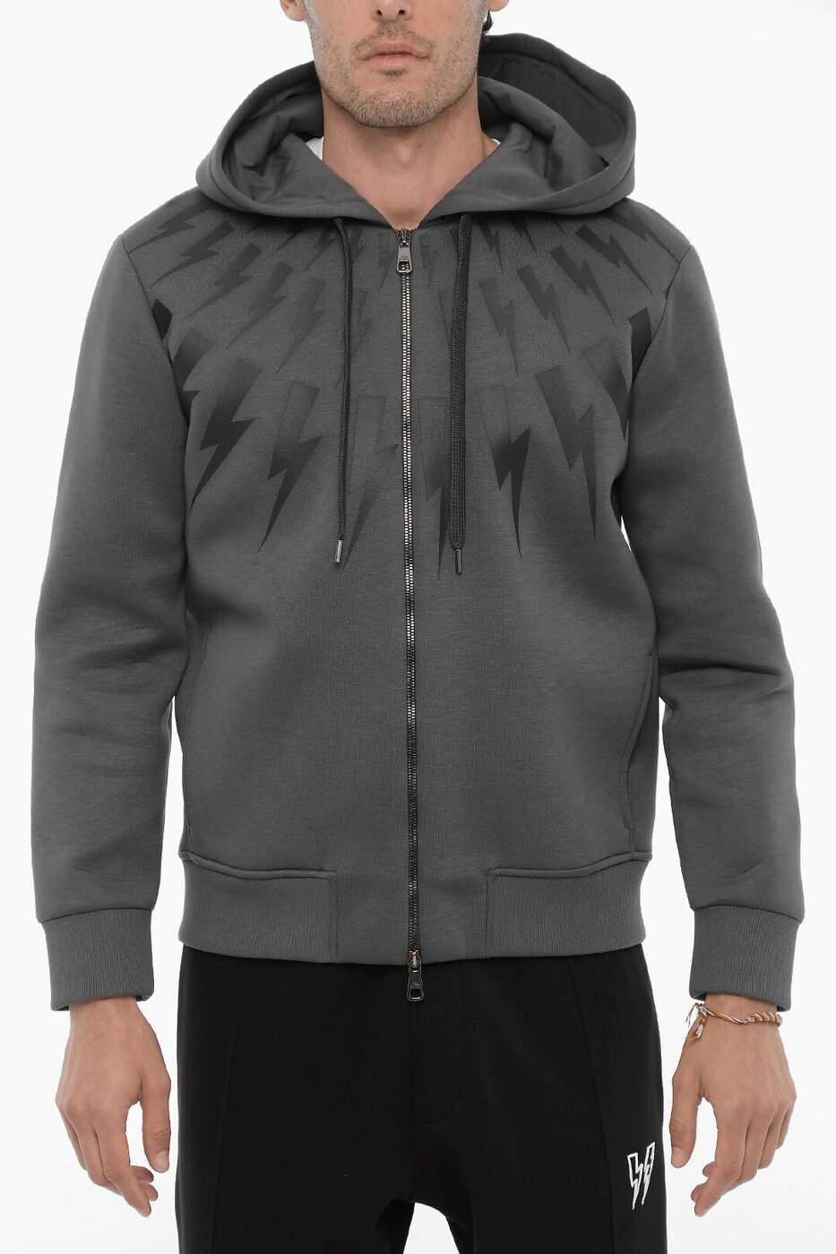 ˡ Хå NEIL BARRETT åȥ ȥ졼ʡ  Sweatshirts SLIM FIT HOODIE W...