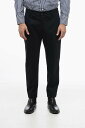 【1000円OFFクーポン配布中!!】 ナイン イン ザ モーニング NINE IN THE MORNING ズボン パンツ メンズ Trousers WOOL PANTS WITH DRAWSTRING WAIST YO45S24BLUE NAVY 関税 送料無料 ラッピング無料 2020AW dk