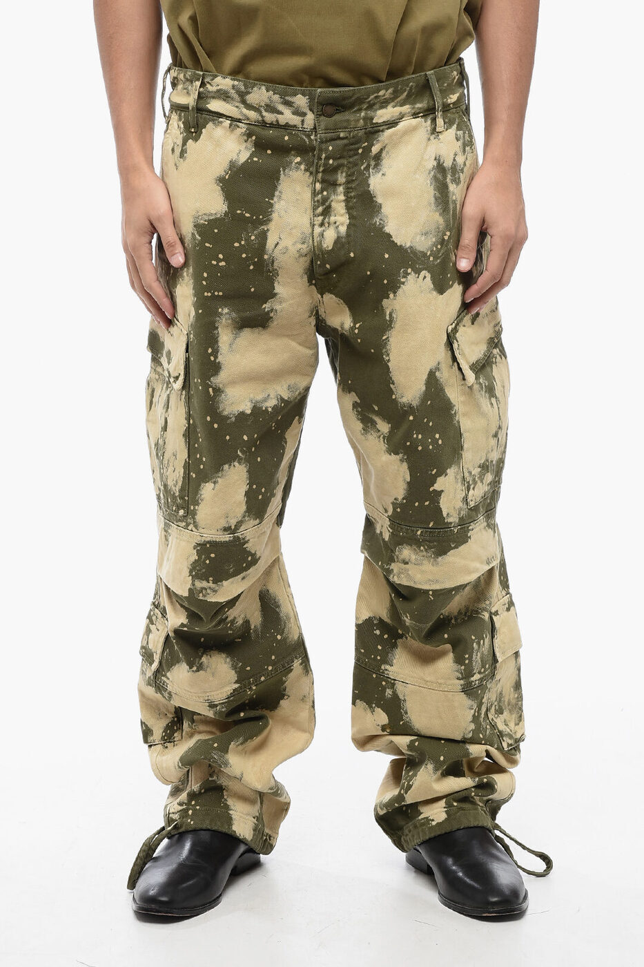 ѡ DARKPARK ܥ ѥ  Trousers ACID-WASH EFFECT CARGO PANTS MTR0...
